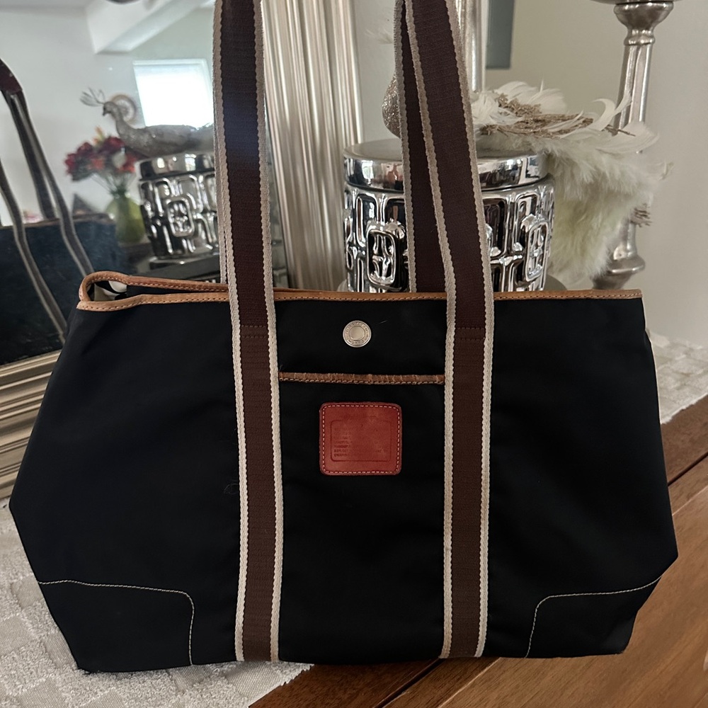 Coach Black and Brown Tote Bag